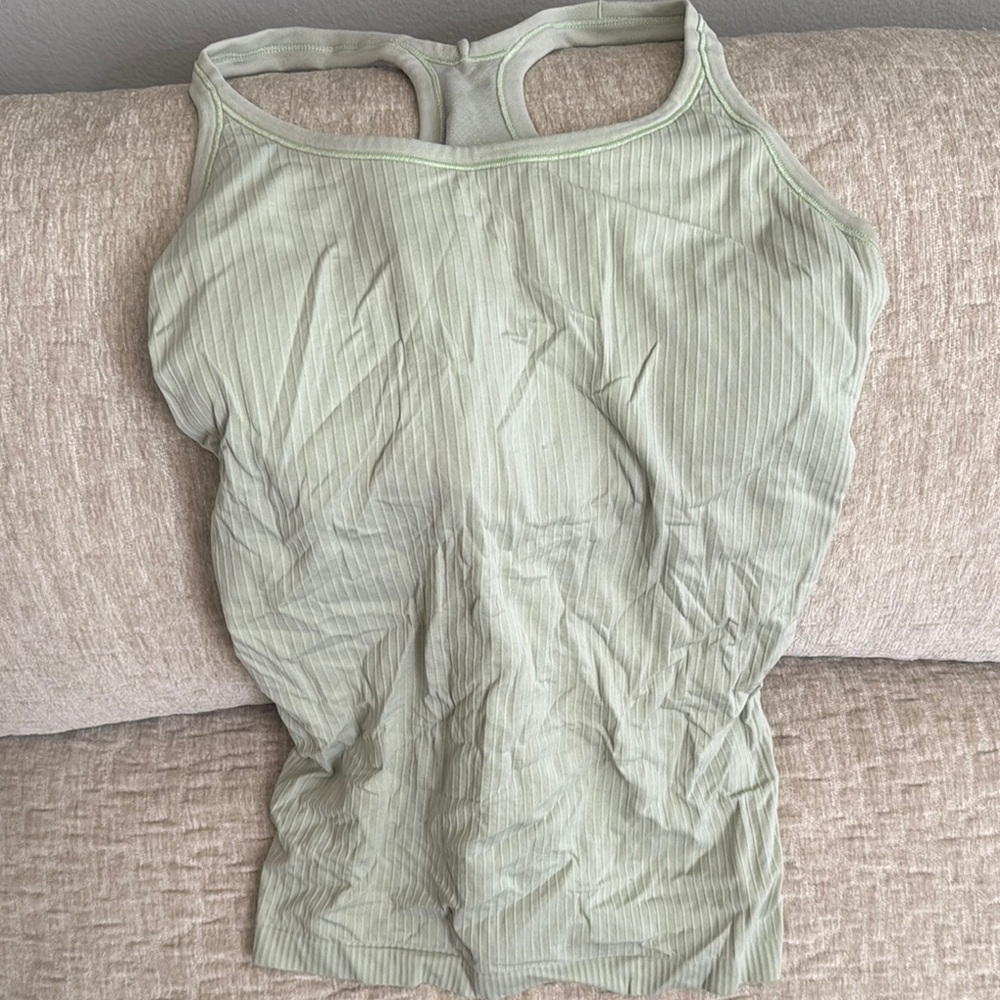 lululemon athletica Light Green Muscle Tee